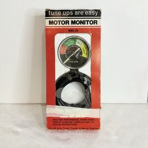 vintage Rite Autotronics Corporation Motor Monitor Model 538 engine vacuum gauge